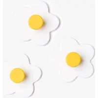 Kids Concept Koukku Kukka 3-pack, Valkoinen