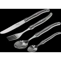 Laguiole by Hâws Cutlery Set 24 Pcs Stainless Steel - Silver - ONE SIZE
