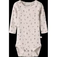 Lil´ Atelier Potkuhousut/body 'NBFGago' kerma / oliivi / roosa / karmiininpunaine