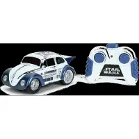 Jada Toys Rc Star Wars R2D2 Vw Beetle 1:32 - White - ONE SIZE
