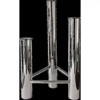 Kay bojesen Vista Vase Og Lysestage - Silver - H:25.5CM