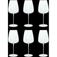 Luigi Bormioli Meravigliosi punaviinilasit 70 cl, 6 kpl – kirkkaat