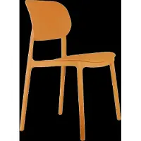 Leitmotiv Dining Chair Cheer - Orange - H81.5CM