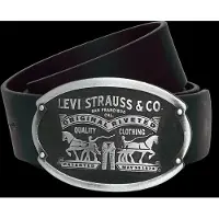 Levi's Vyö 'Billy' hopeanharmaa / musta