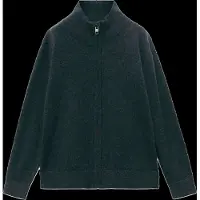 Mango Zipped Knit Cardigan - Navy - 2-3