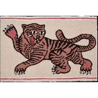 Bongusta Frame Rug - Pink Tiger - Multi/patterned - 52X90CM 90 cm