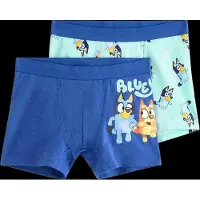 Lindex 2-Pack Bluey Boxer Shorts - Orange - 122/128