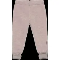 Mikk-Line Vauvan Fleecehousut Merinovilla, Melange Offwhite, 74