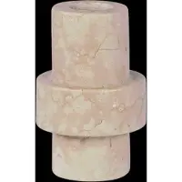 Mette Ditmer Marble Candleholder - Multi/patterned - 5.5X5.5X8.5CM
