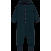 Mikk-Line Wool Baby Suit W. Hood - Navy - 104