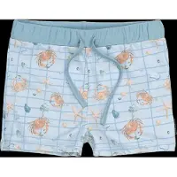 Mikk-Line Swim Pant Uv Aop - Blue - 110/116CM