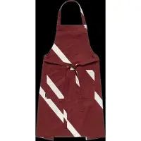 Marimekko Basso Apron - Burgundy - L:84CM