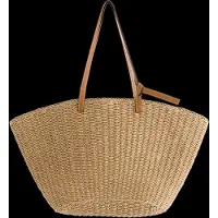 Lindex Bag In Paper Straw - Beige - ONE SIZE