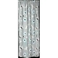 Marimekko Unikko Curtain 135X250 Cm - Blue - 135X 250CM