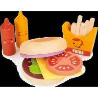 Mentari Take-Out Burger Set - Beige - ONE SIZE