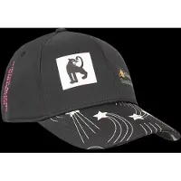 Mini Rodini Snack Attack Emb Cap - Black - 48/50