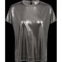 Mos Mosh Mmnivola O-Neck Metallic Tee - Silver - S