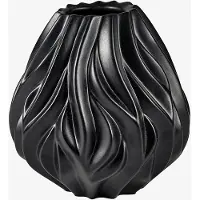 Morsø Vase Flame 19 Cm Sort - Black - H19CM