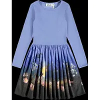 Molo Casie Pitkähihainen Mekko Moonrise Moonrise 92/98 cm Sininen 92/98 cm Tytöt