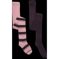 Minymo Stocking W. Lurex (2 Pack) - Multi/patterned - 80\86