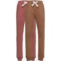 Minymo Basic 37 -Sweat Pant (2-Pack) - Pink - 86