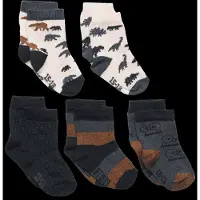 Minymo Socks W. Pattern (5-Pack) - Multi/patterned - 35\38