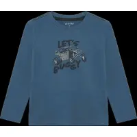Minymo T-Shirt Ls - Blue - 140