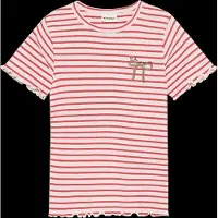 Minymo T-Shirt Ss Rib - Red - 92