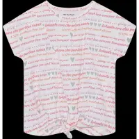 Minymo T-Shirt Ss Aop - White - 98