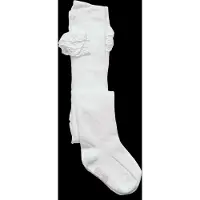Minymo Stocking W. Lace - White - 68\74