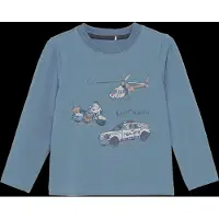 Minymo T-Shirt Ls - Blue - 122