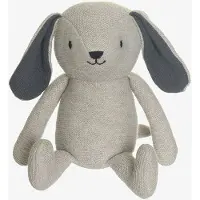 Teddykompaniet Teddy Baby, Organic Dog, Knitted - Beige - 24 cm