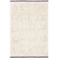 Lorena Canals Rugcycled Washable Rug Abc - Cream - 120X160CM
