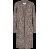 Numph Nuzindi Long Cardigan - Brown - XXL