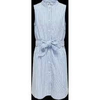 Kids Only Kogsmilla S/L Belt Dress Wvn - Blue - 164