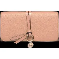 Chloé Leather Bifold Long Wallet - Beige - ONE SIZE