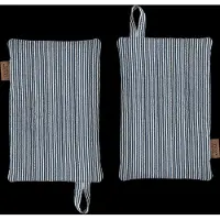 OYOY Striped denim patalappu 2 kpl Blue