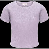 Kids Only Kogkaylie Struc S/S Top Pnt - Purple - 128