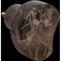 Oyoy Living Design Savi Marble Hook No. 2 - Brown - ONE SIZE x 4