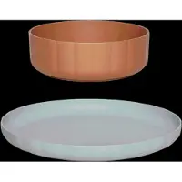 OYOY MINI Pullo Plate & Bowl - Set Of 2 - Multi/patterned - Ø 20 CM x 20