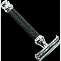 Parker Shaving 76R- Ultra Heavyweight Black & Chrome Handle Buterfly O
