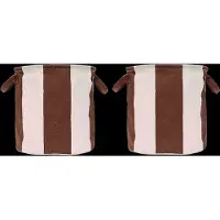 OYOY Kara säilytyskori medium Ø32x32 cm 2-pack. Muskottipähkinä