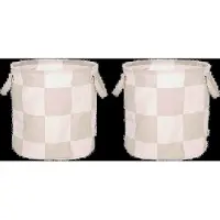 OYOY Chess säilytyskorit medium 2-pack Clay-offwhite