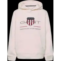 Gant Kids Archive Shield Hoodie - Cream - 134
