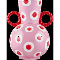 Qué Rico Vase - Rosalía - Dancing Dots - Pink - 19.5 CM