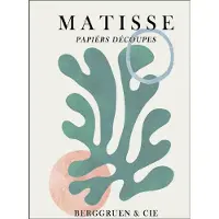 Poster & Frame Vitor Costa - Matisse Floral Poster 6 - Green - 30X40CM