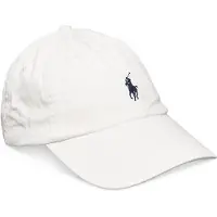 Ralph Lauren The Iconic Cotton Chino Ball Cap - White - ONE SIZE