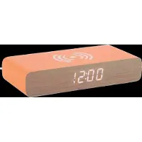 Karlsson Alarm Clock Retro Flat Led Bright Orange - Orange - W3CM