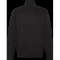 Ralph Lauren Luxury Jersey Quarter-Zip Pullover - Black - M
