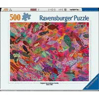 Ravensburger Fish In Fuchsia 500P - Multi/patterned - ONE SIZE